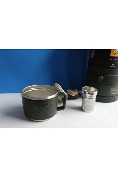 LEOPAR Çelik Büyük Boy Kamp Termosu 3.2 lt. YK1420 - Resim 5