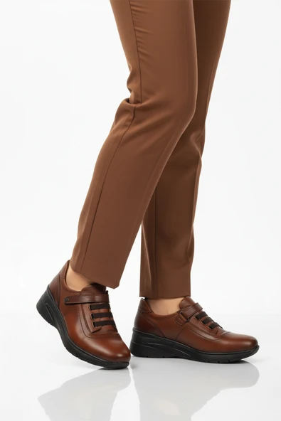 Aspor Taba Hakiki Deri Kadın Casual Ayakkabı ürün görseli