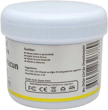 SİLİCON GRES 100 gr   ISI İLETİCİ  TERMAL MACUN PWR-4100 - Resim 2