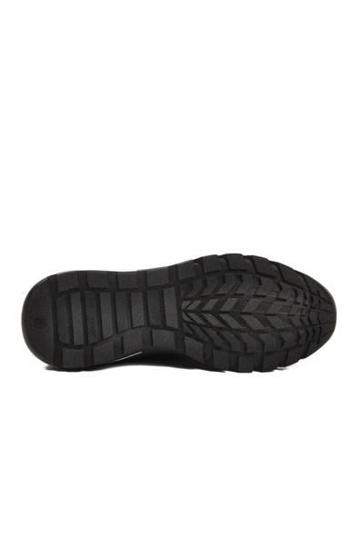 Aspor Siyah Hakiki Deri Kadın Casual Ayakkabı - Resim 5