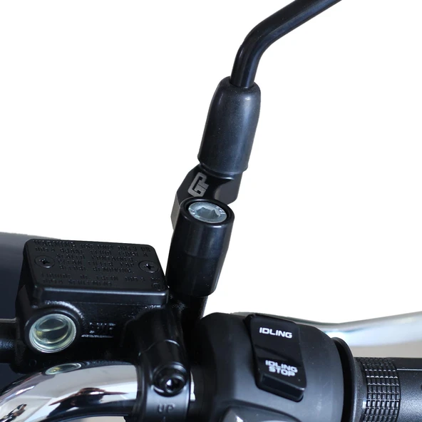 GP Kompozit 2014-2025 Honda PCX 125 / 150 Uyumlu Ayna Genişletme Siyah - 3