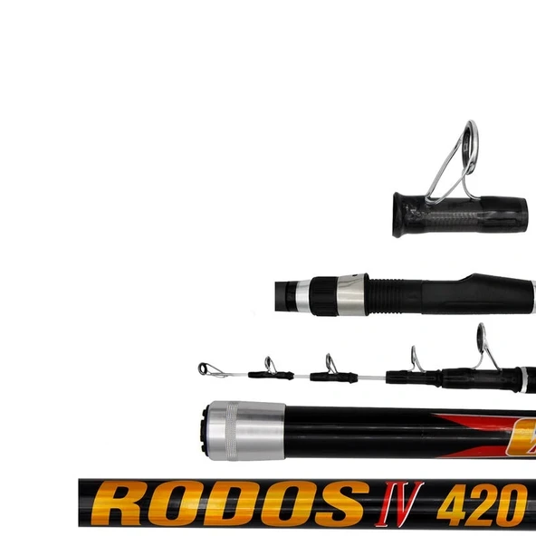 Portfish Rodos IV 420 cm 100-300 gr Carbon Surf Olta Kamışı - Resim 2