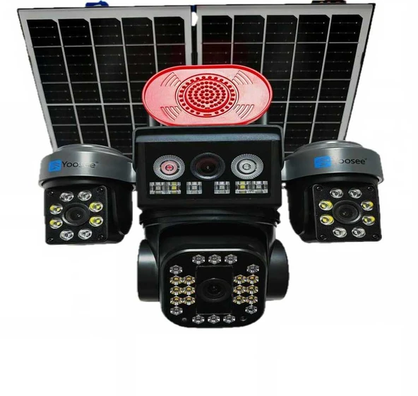 YOOSEE 4G PRO 16MP SİM KARTLI ÇİFT SOLAR PANELLİ KAMERA - Resim 2