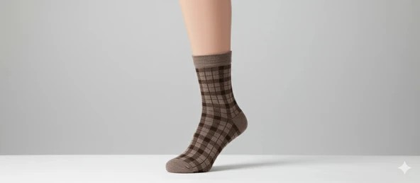 Desenli Bayan Soket Çorap ürün görseli