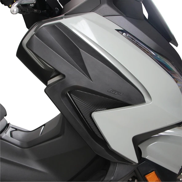 GP Kompozit 2021-2022 Honda Forza 250 Uyumlu Bacak Koruma Siyah - 2