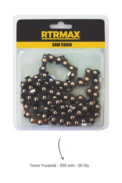 RTX1891SET Şarjlı Ağaç Kesme Motoru 3'li Set -Testere Zinciri-Eldiven - Resim 5