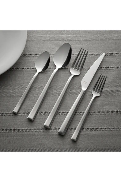 Hisar Optima Miami 30 Parça 6 Kişilik Çatal Kaşık Bıçak Takımı - 2