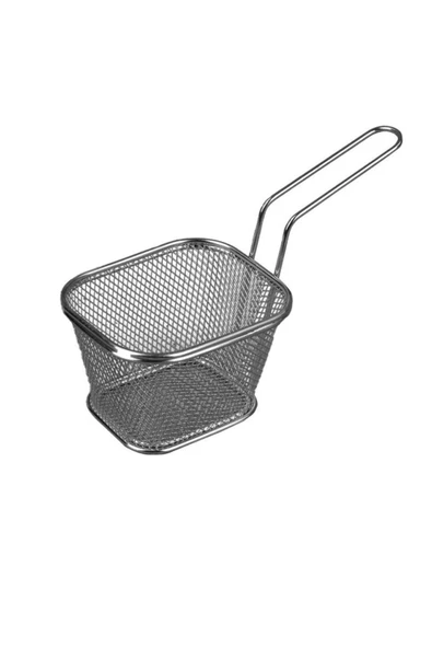 ERGENÇLERZÜCCACİYE servis sepeti, cips, patates sunum ve pişirme süzgeci 11x9x6.5 cm 6 adet - Resim 3