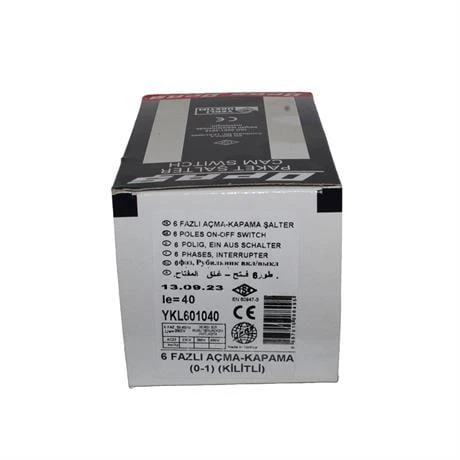 Opaş 6x40A 0-1 Aç-Kapa Kilitli Şalter - YKL601040 - Resim 4
