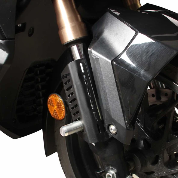 GP Kompozit 2023-2025 Honda ADV 350 Uyumlu Sis Farı Bağlantı Aksesuarı Siyah