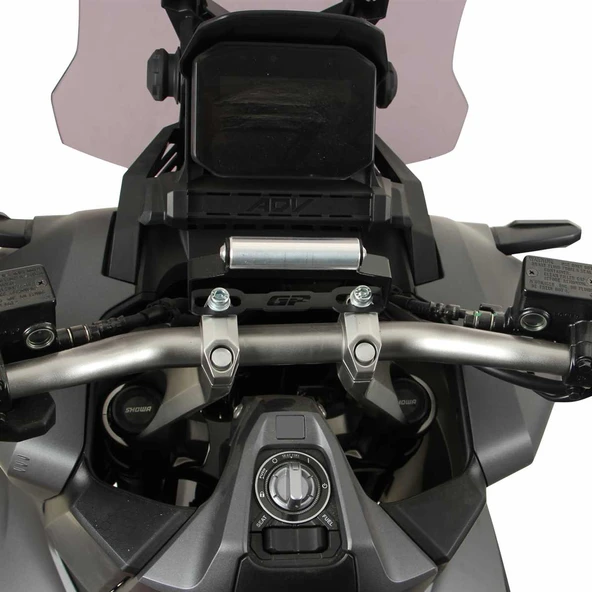 GP Kompozit 2023-2025 Honda ADV 350 Uyumlu Telefon / Navigasyon Tutucu Siyah
