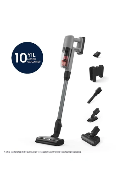 Electrolux EP71AB14UG Animal 700 Serisi Çok Hafif(2.2 Kg) ve Güçlü Dikey Şarjlı Süpürge- 10 Yıl Moto ürün görseli 1