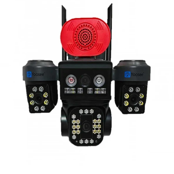 YOOSEE 4G PRO 16MP SİM KARTLI ÇİFT SOLAR PANELLİ KAMERA ürün görseli 1