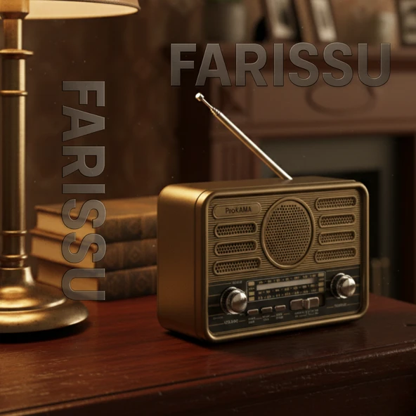 BK-340 Solar Şarjlı Retro Görünümlü AM/FM/SW 3 Bant Dünya Radyosu ve MP3 Çalar - Kahve/Bronz - 4