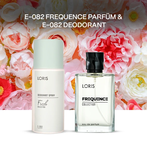 Loris E-082 Frequence Erkek Parfüm 50 Ml & E-082 Erkek Deodorant 150 Ml