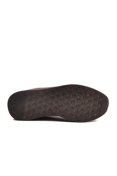 Fosco Kahve Floter Hakiki Deri Erkek Casual Ayakkabı - Resim 5