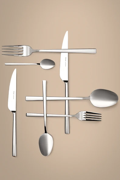 Hisar Sigma 84 Parça 12 Kişilik Çatal Kaşık Bıçak Takımı - 3