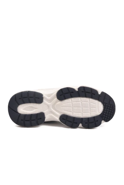 Slazenger Beyaz Lacivert Bağcıklı Unisex Spor Ayakkabı - Resim 5