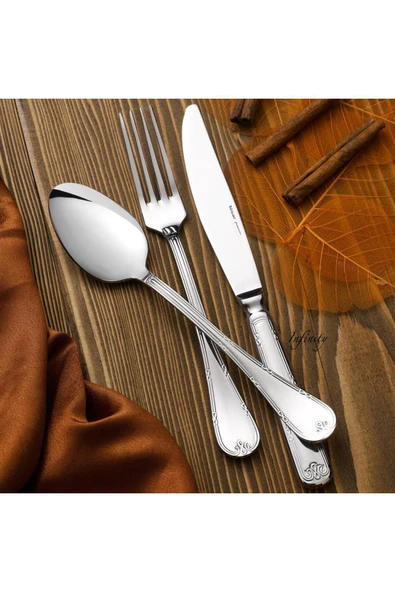 Hisar İnfinity 84 Parça 12 Kişilik Çatal Kaşık Bıçak Takımı - 6