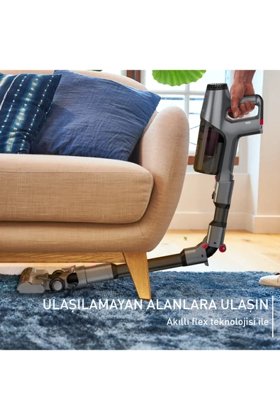 TEFAL TY6973TR X-Pert 3.60 Flex 150 Air Watt Şarjlı Dikey Süpürge - Resim 4