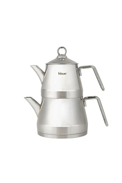 Hisar Orlando İndüksiyon Tabanlı Midi Çelik Çaydanlık - 4
