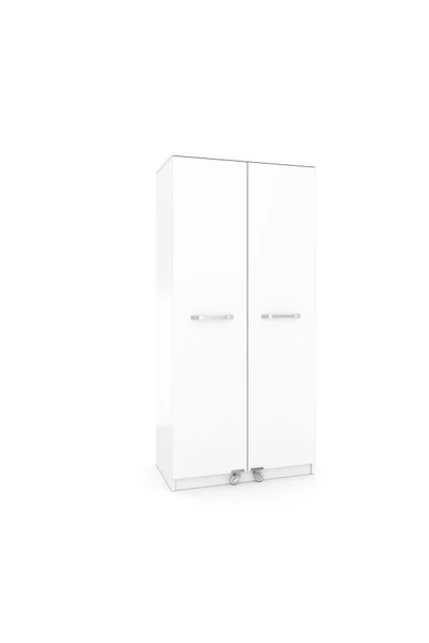 ZEYTUNHOME 165 Derece Açılabilir 2 Kapaklı, 6 Çekmeceli, Kavanoz Raflı Kiler ve Erzak Mutfak Dolabı - 6