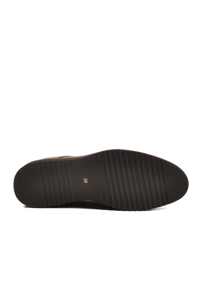 Fosco Taba Hakiki Deri Erkek Klasik Ayakkabı - Resim 5