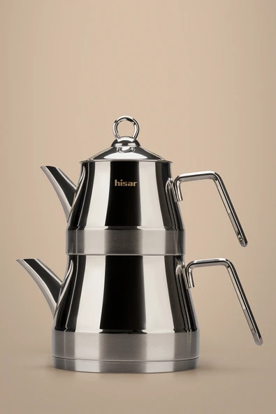 Hisar Orlando İndüksiyon Tabanlı Midi Çelik Çaydanlık