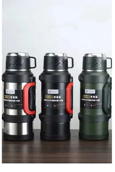 LEOPAR Çelik Büyük Boy Kamp Termosu 3.2 lt. YK1420 ürün görseli