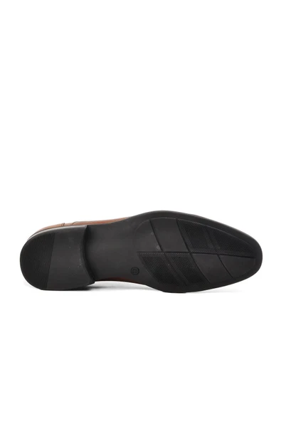 Fosco Taba Hakiki Deri Erkek Klasik Ayakkabı - 5