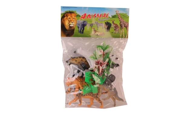 050-A27 PVC DE VAHŞİ HAYVANLAR SETİ 72