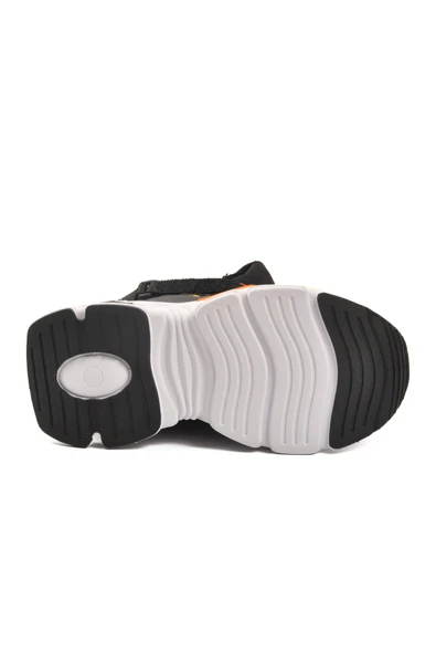 Pepino Siyah Cırtlı İçi Polarlı Erkek Çocuk Sneaker Bot - Resim 5