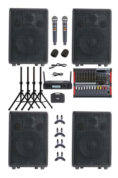 Lastvoice İdeal Plus Paket-3 Okul Tören ve Canlı Müzik Ses Sistemi Seti