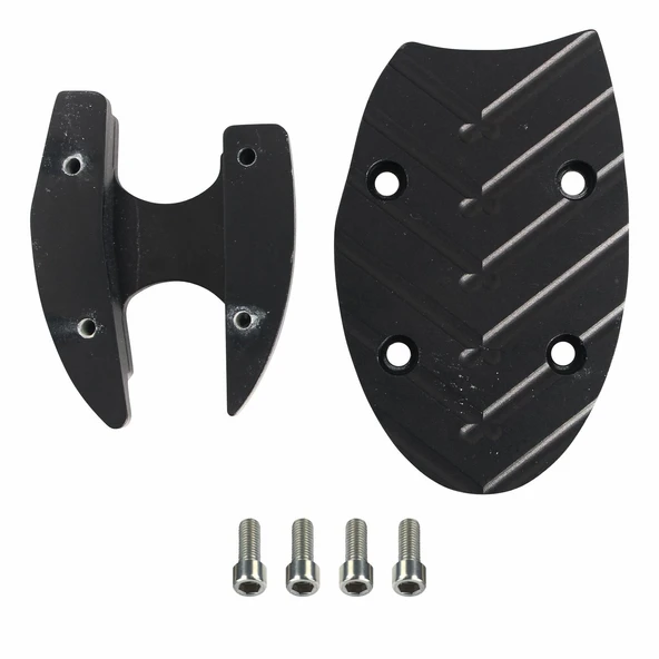 GP Kompozit 2018-2025 Honda PCX 125 / 150 Uyumlu Ayak Genişletme Siyah - 5