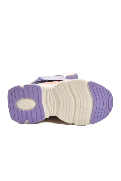 Pepino Pudra Cırtlı İçi Polarlı Kız Çocuk Sneaker Bot - 5