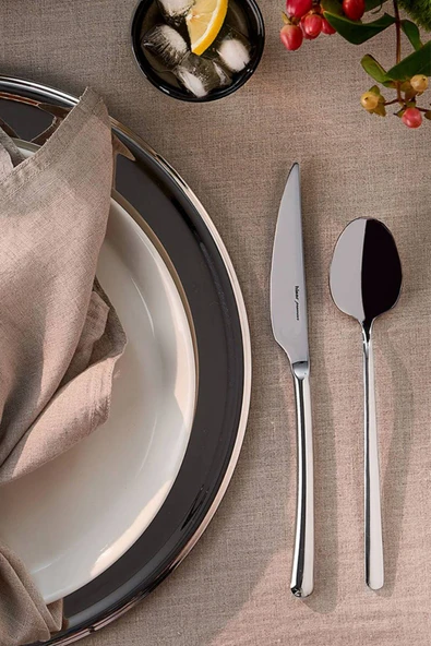 Hisar Bahama 84 Parça 12 Kişilik Çatal Kaşık Bıçak Takımı - 3