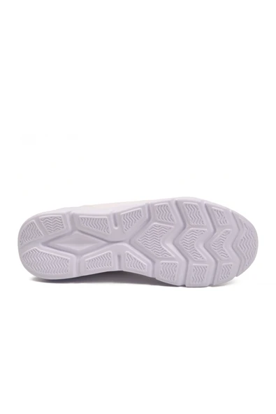 Slazenger Beyaz Bağcıklı Cilt Unisex Spor Ayakkabı - Resim 5