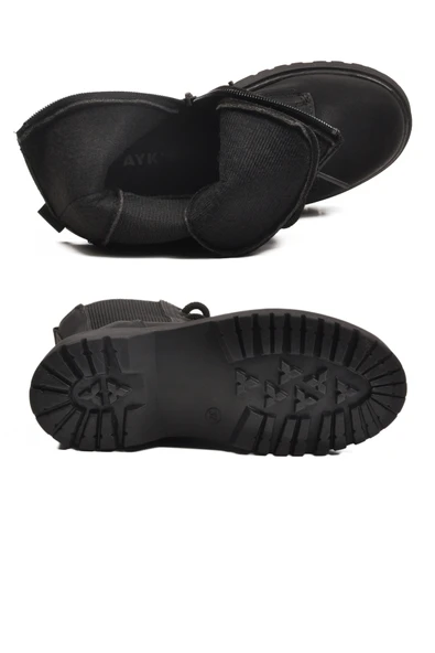 Aspor Siyah Zümrüt Polarlı Erkek Çocuk Worker Bot - 5