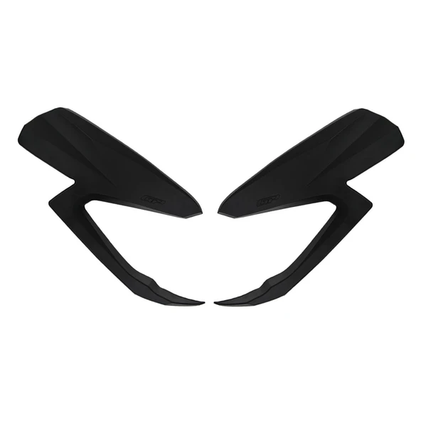 GP Kompozit 2021-2022 Honda Forza 250 Uyumlu Bacak Koruma Siyah