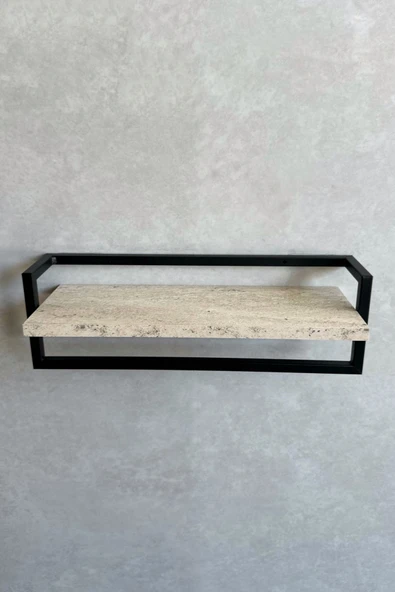 AJU Havluluk Banyo Rafı Sabunluk Şal Askılığı Havlu Askısı Banyo Mutfak Düzenleyici Modern Şık Raf - 6