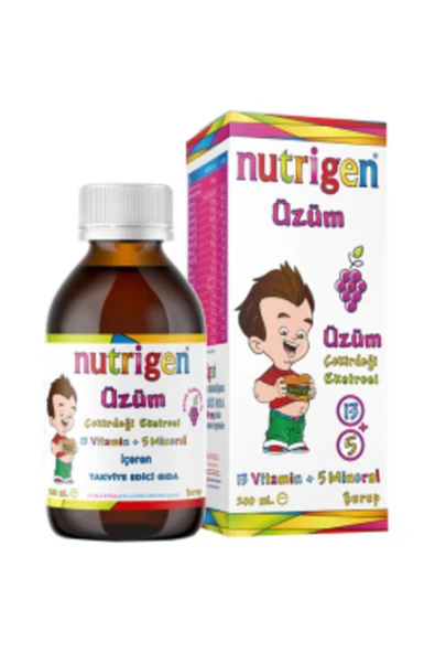 NOVAFACE STD Nutrigen Üzüm Şurup 200 ml Gıda Takviyesi ( TEKLİDİR )
