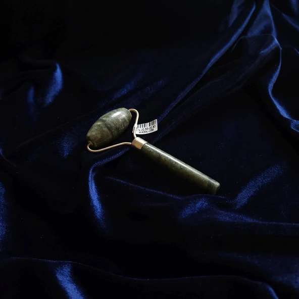 Orijinal Yeşim Düz Roller Yüz Masaj Taşı Face Roller - Resim 3