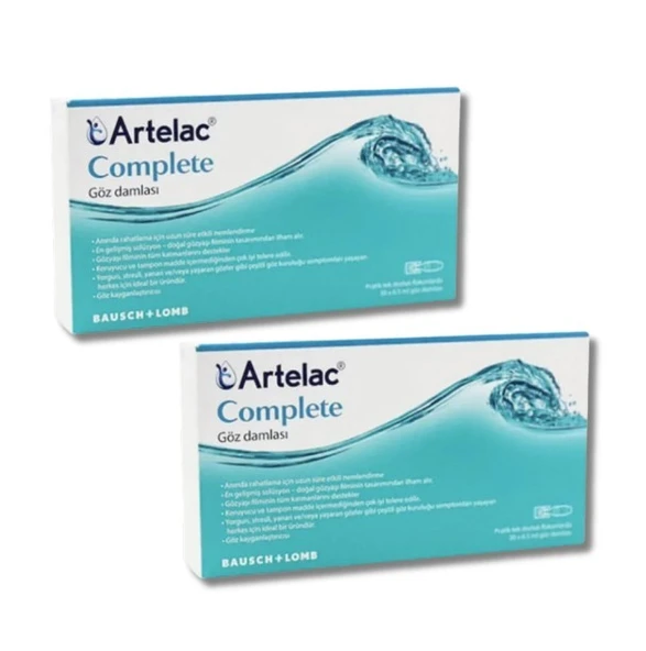 Artelac Complete Göz Damlası 30 Flakon 0,5 ml - 2 Adet ürün görseli