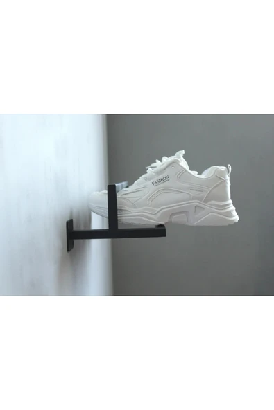 AJU Metal Ayakkabı Rafı Duvara Monte Ayakkabılık Modern Şık Tasarım Özel Ayakkabı Çizme Depolama 1 ADET - 4