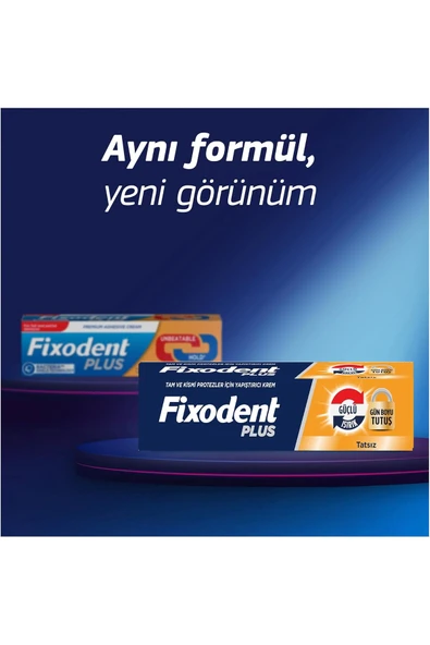 Hepta Collection Fixodent Plus Güçlü Isırık Diş Protezi Yapıştırıcı Krem 40 g - 3