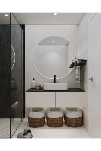 AJU Havluluk Banyo Rafı Sabunluk Şal Askılığı Havlu Askısı Banyo Mutfak Düzenleyici Çok Amaçlı Raf - 5