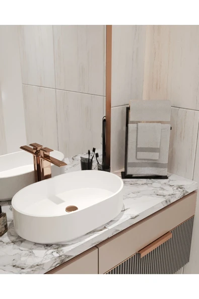 AJU Havluluk Tezgah Üzeri Kağıt El Havluluğu Ev Banyo Düzenleyici Paslanmaz Metal Montaj Gerektirmez - 4