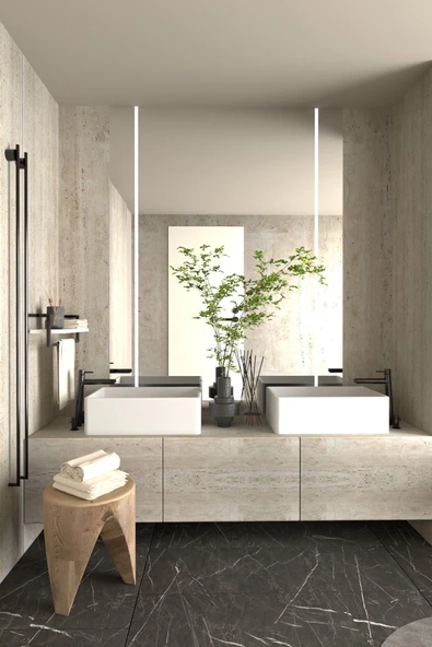 AJU Havluluk Banyo Rafı Sabunluk Şal Askılığı Havlu Askısı Banyo Mutfak Düzenleyici Çok Amaçlı Raf - 4