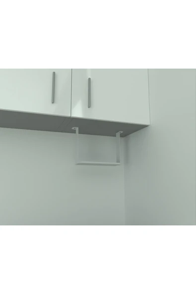 AJU Baharatlık Baharat Rafı, Mutfak Banyo Düzenleyici, Dolap Altı Monte Raf, Mutfak Rafı, Metal Raf - 3