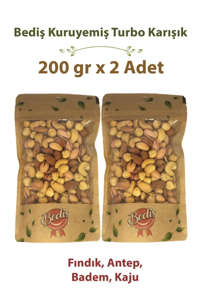 Bediş Naturel Turbo Karışık 200 gr x 2 Adet